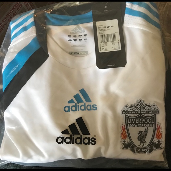 BNWT Player Version Adidas LS Liverpool Away Kit - Picture 2 of 8